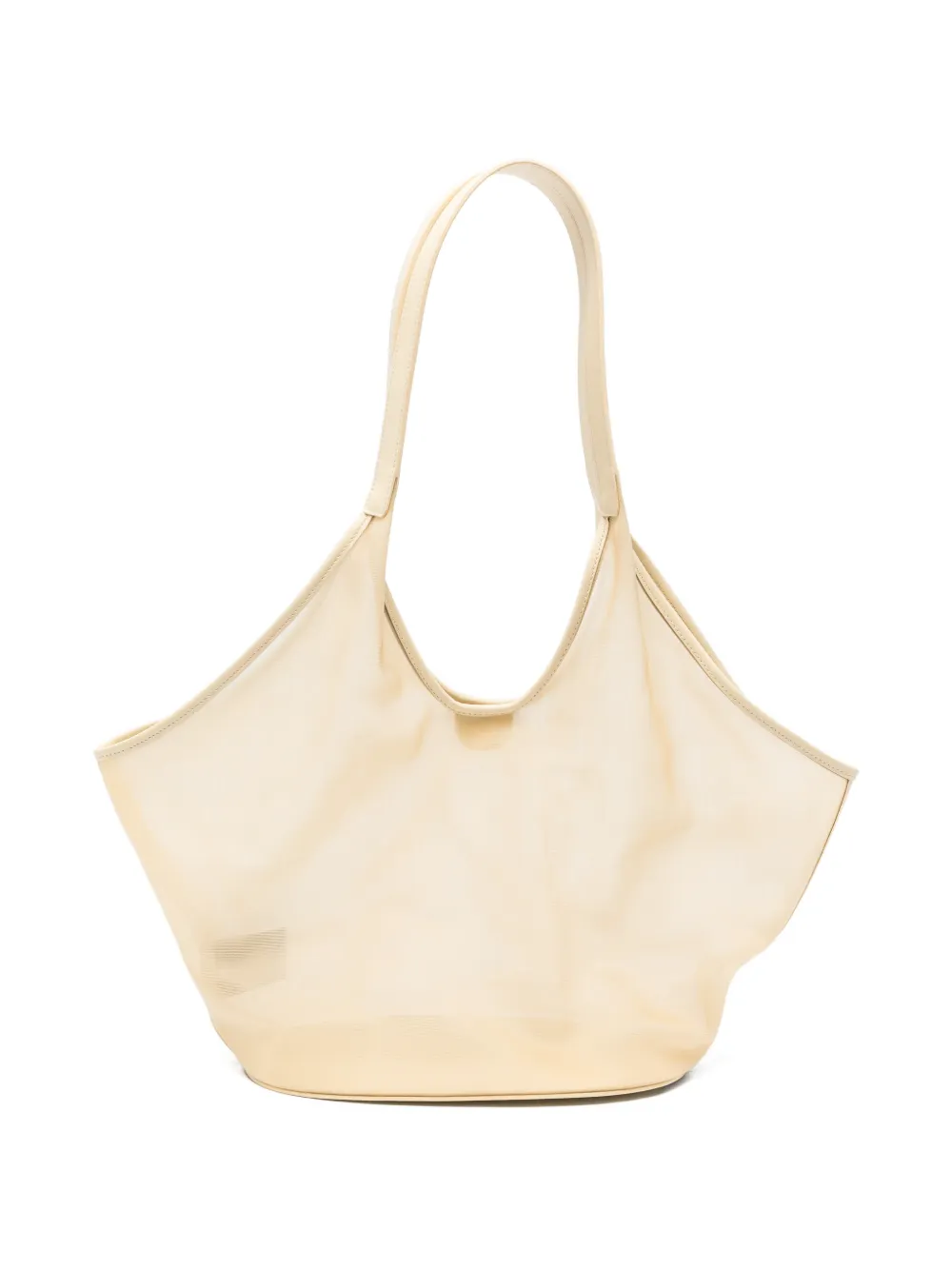 Aesther Ekme large Phantom mesh leather-trim tote bag - Giallo