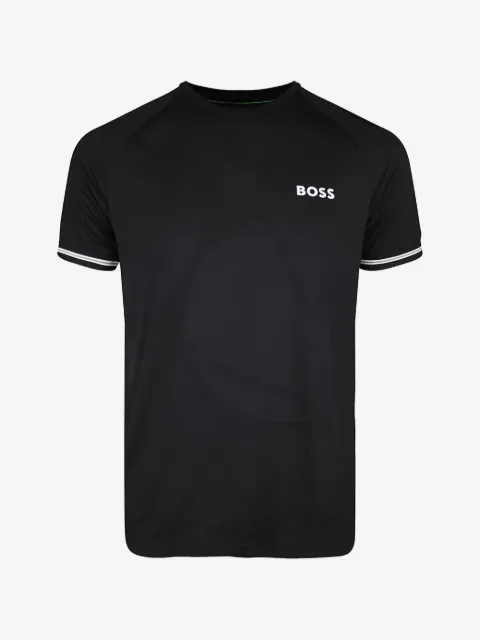 BOSS playera con mangas raglán y logo estampado