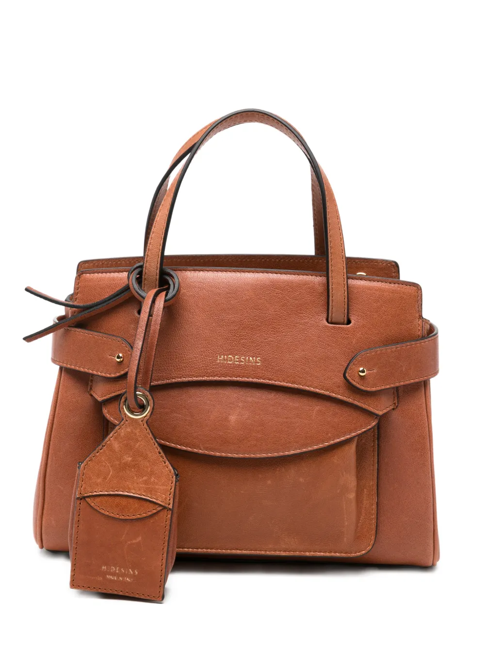HIDESINS leather tote bag - Marrone
