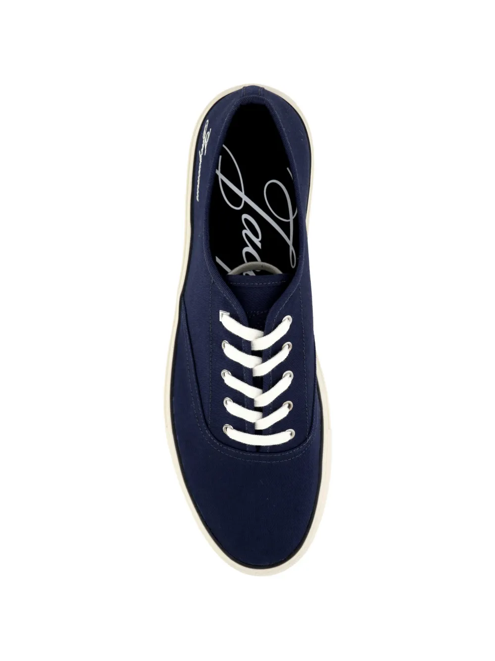 Jacquemus The Féfé logo-embroidered lace-up sneakers Blauw