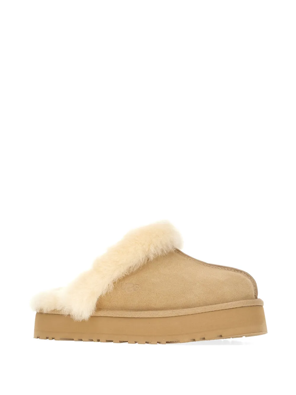 UGG Disquette muiltjes met lammy afwerking Beige