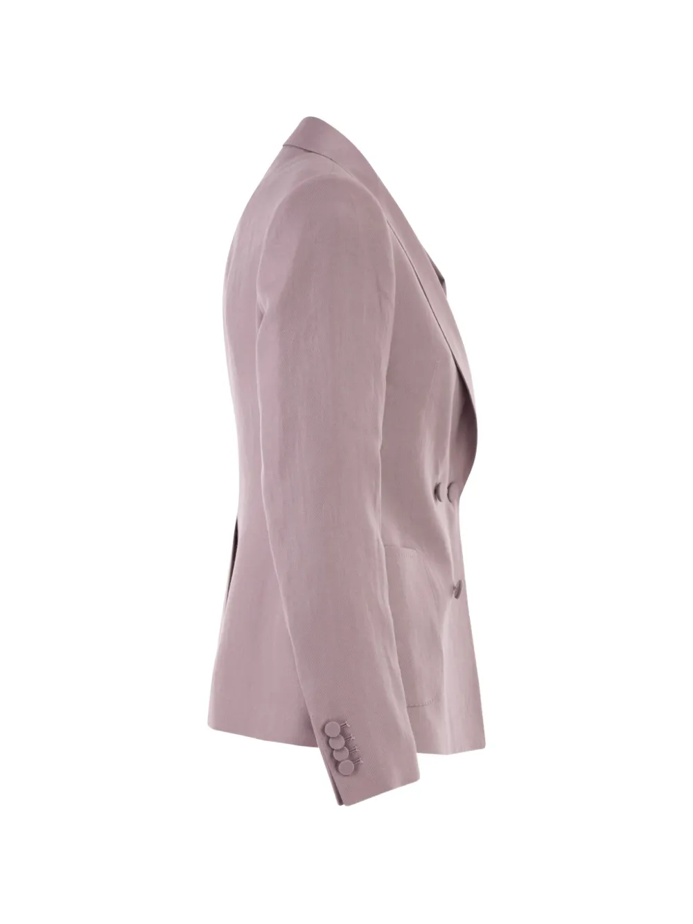 Tagliatore Blazer met dubbele rij knopen en puntige revers Roze