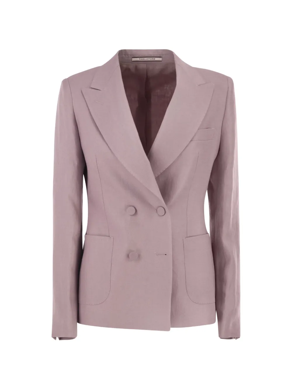 Tagliatore double-breasted peak-lapels blazer - Rosa