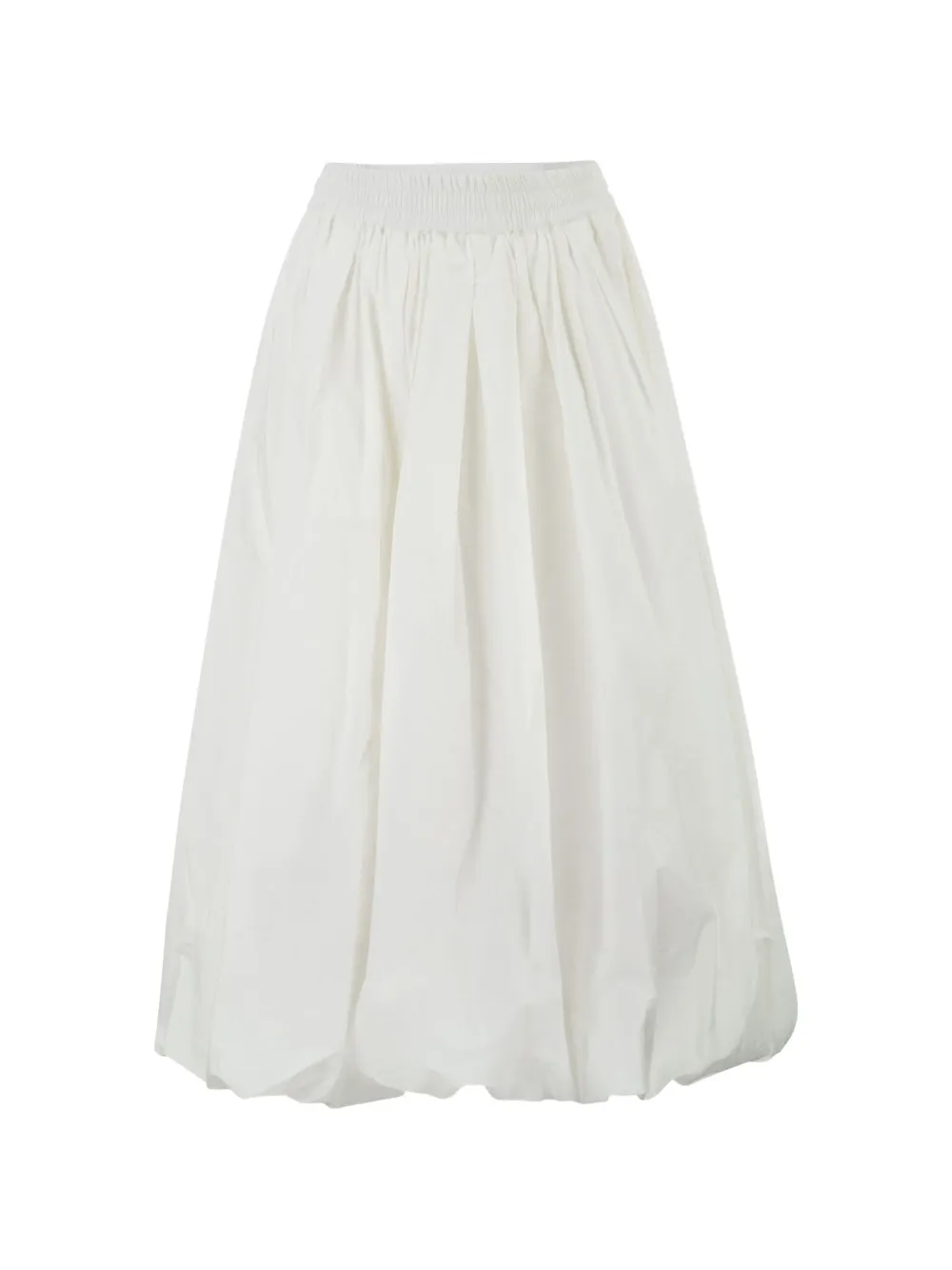 Weekend Max Mara elasticated-waist flared skirt - Bianco