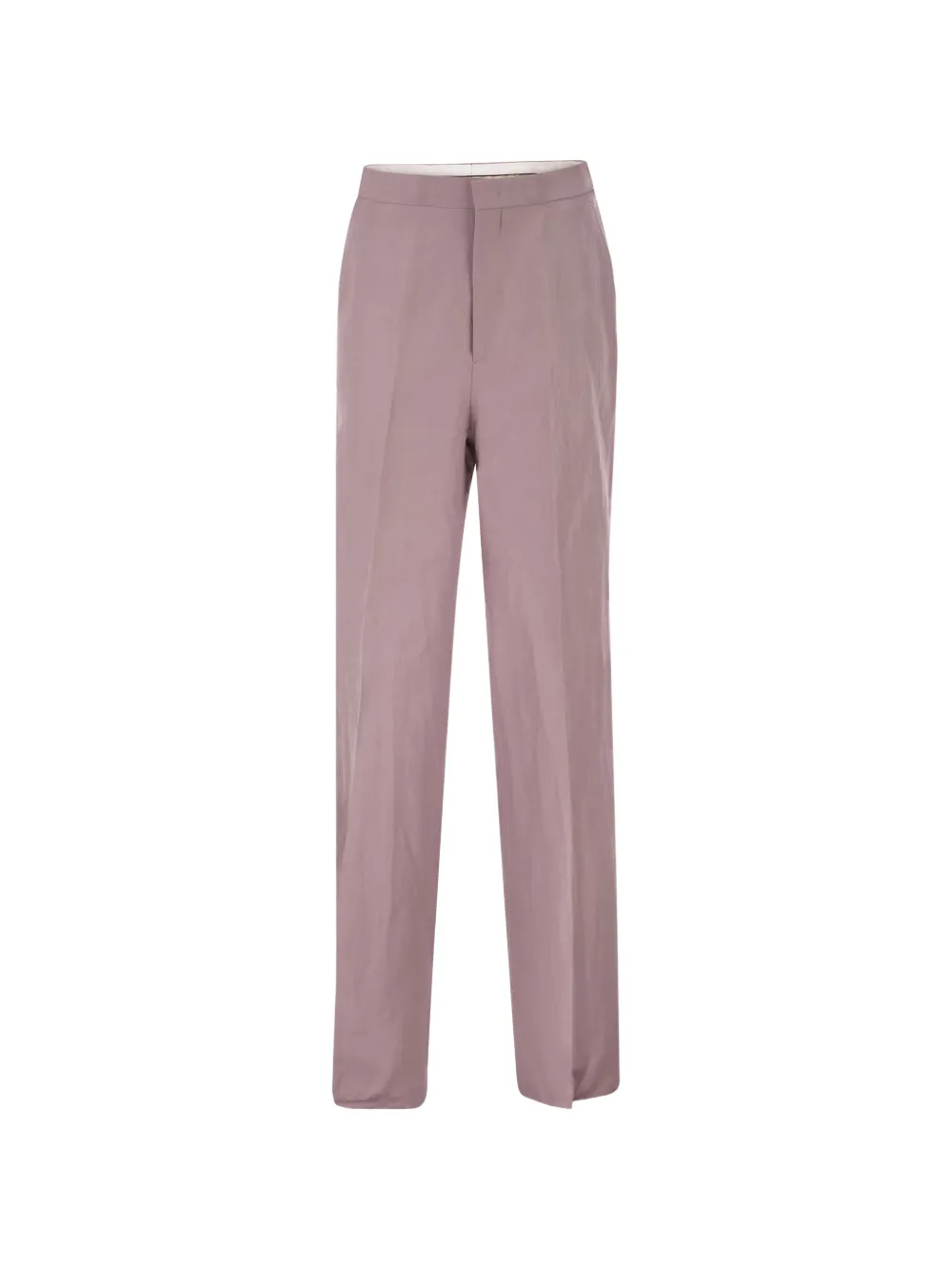 Tagliatore straight-leg linen trousers - Rosa