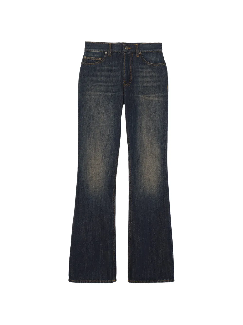 Burberry high-rise bootcut jeans - Blau
