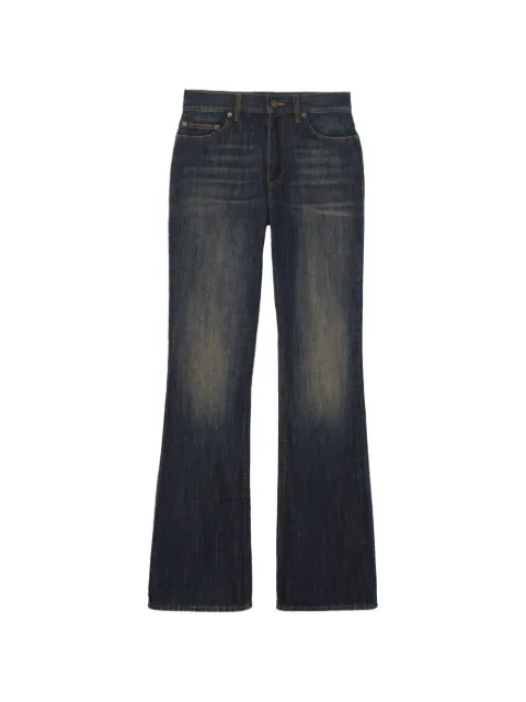 Burberry high-rise bootcut jeans