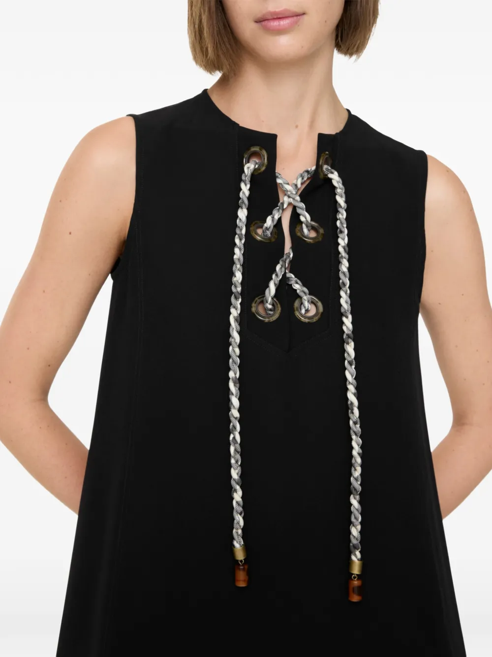 Burberry Cady jurk Zwart