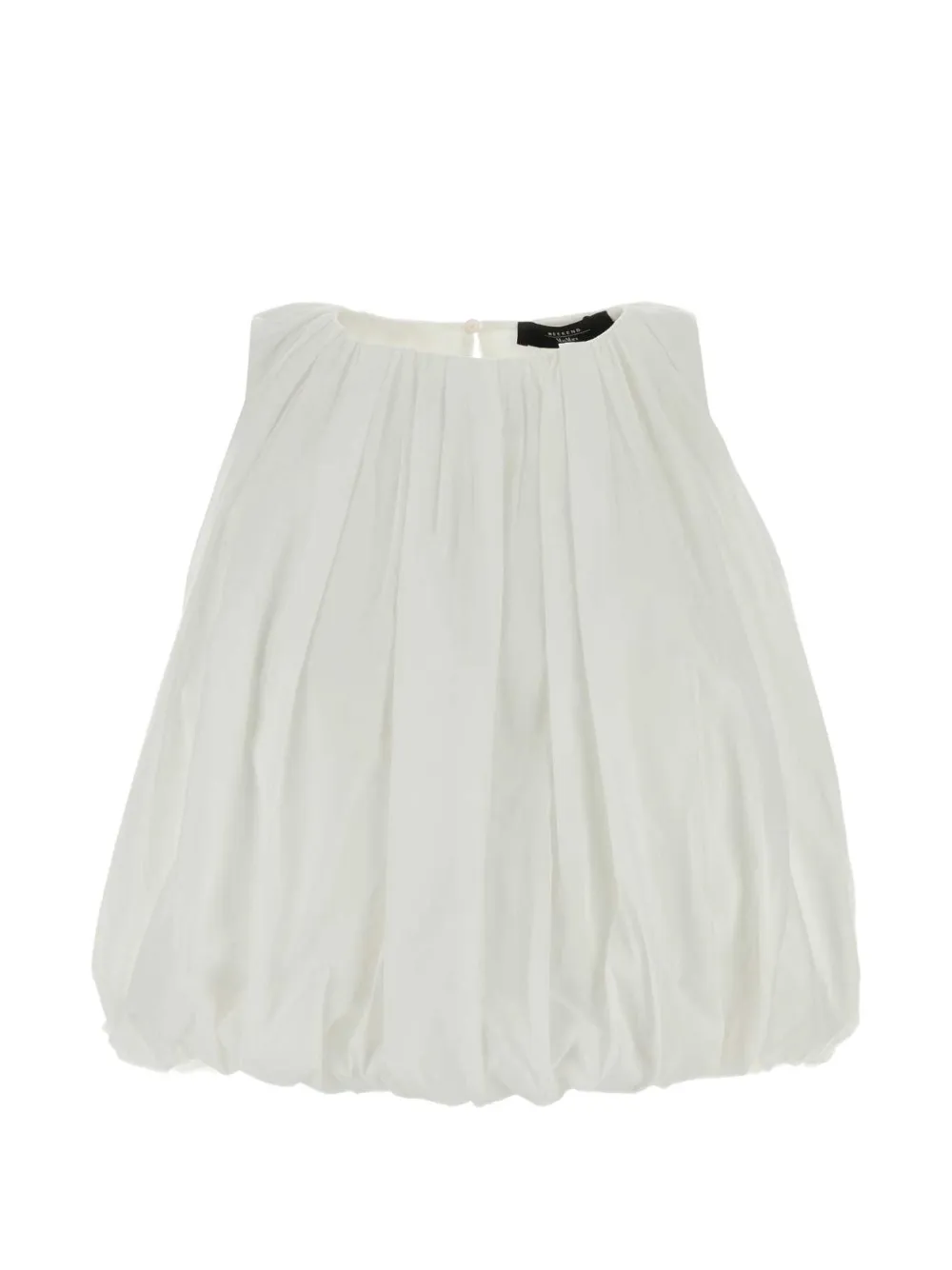 Weekend Max Mara bubble-hem top - Weiß