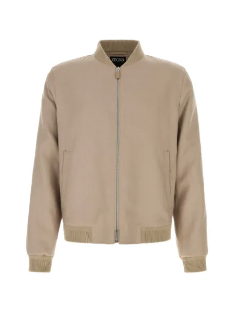 Zegna linen bomber jacket