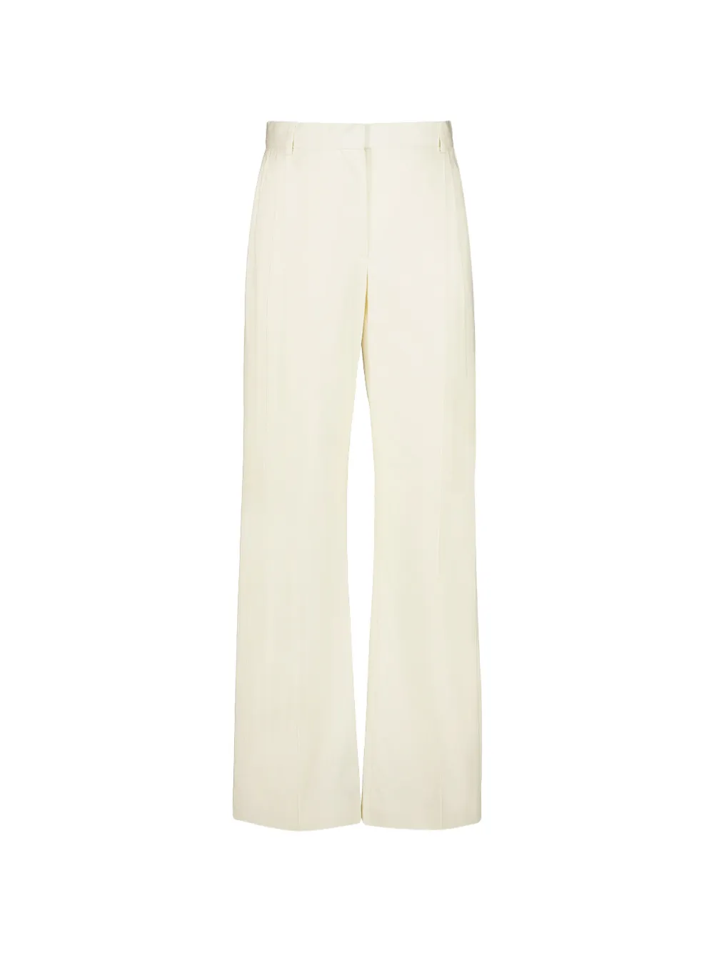 Stella McCartney pleated straight-fit trousers - Neutrals