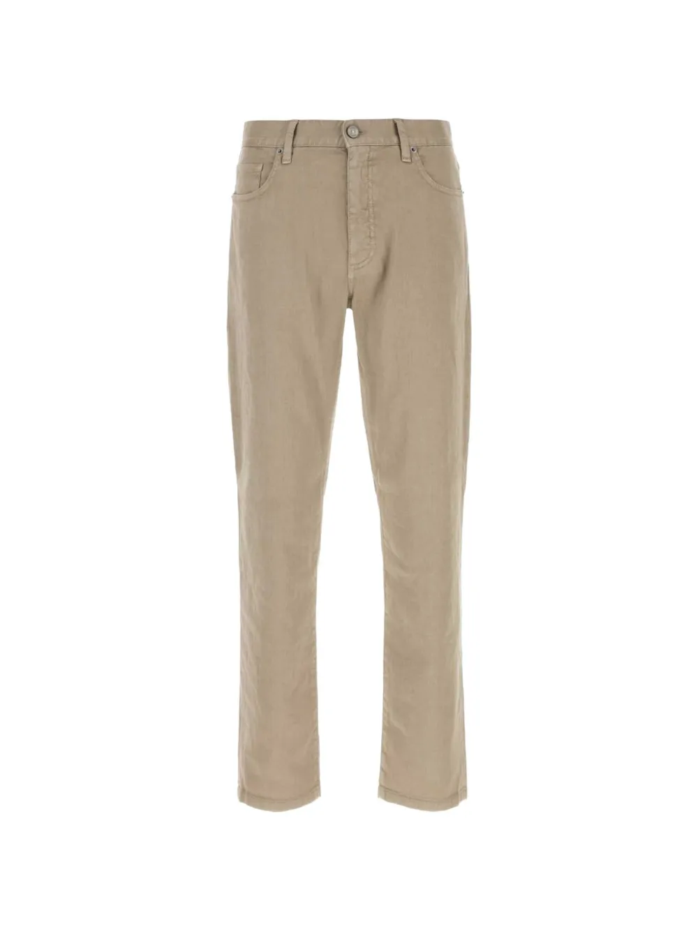 Zegna stretch linen-blend trousers - Toni neutri