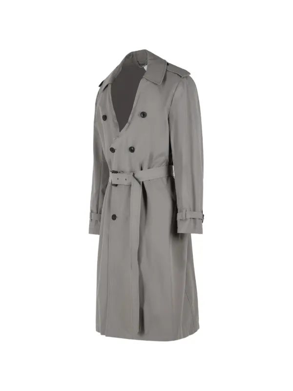 Maison Margiela ダブルブレスト トレンチコート | グレー | FARFETCH JP