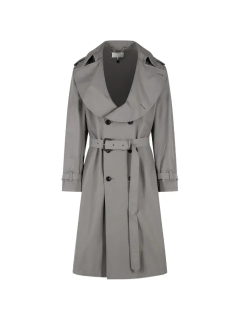 Maison Margiela Four Stitch double-breasted cotton trench coat