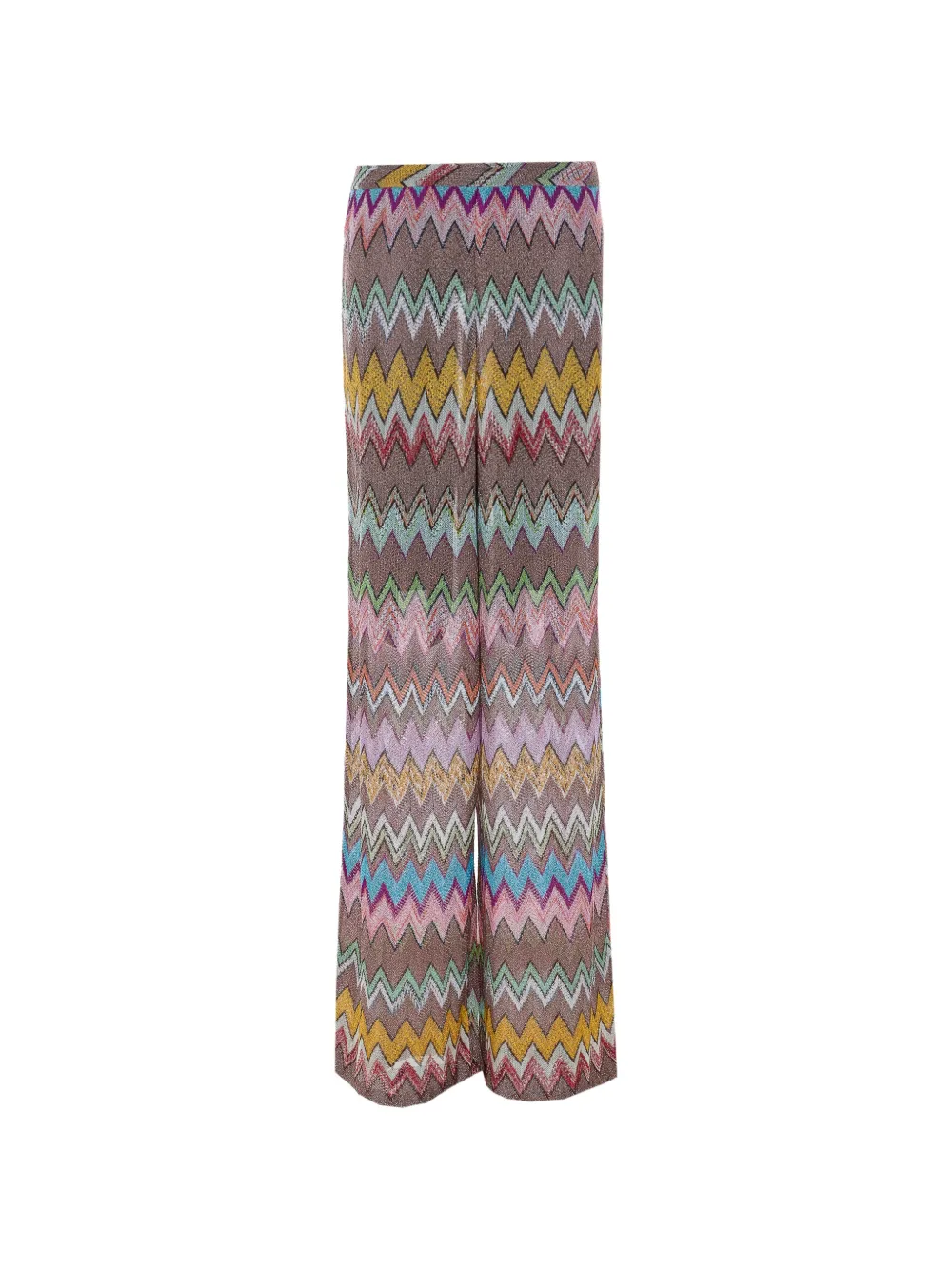 Missoni zigzag-patterned trousers - Nude