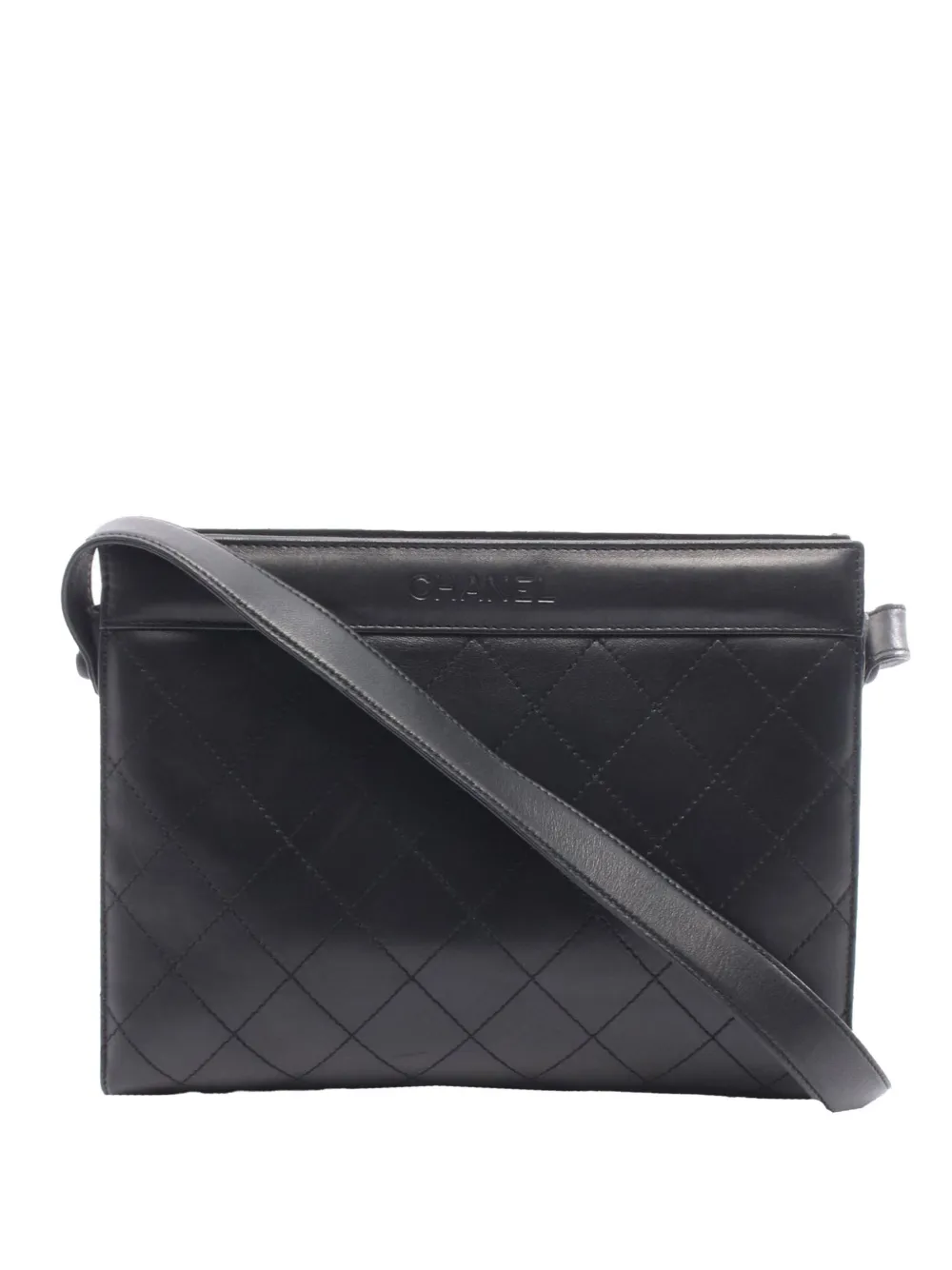 CHANEL Pre-Owned 1997-1999 Leather crossbody bag - Nero