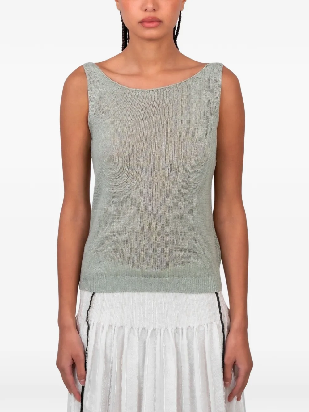 Paloma Wool Lotti backless tank top - Verde