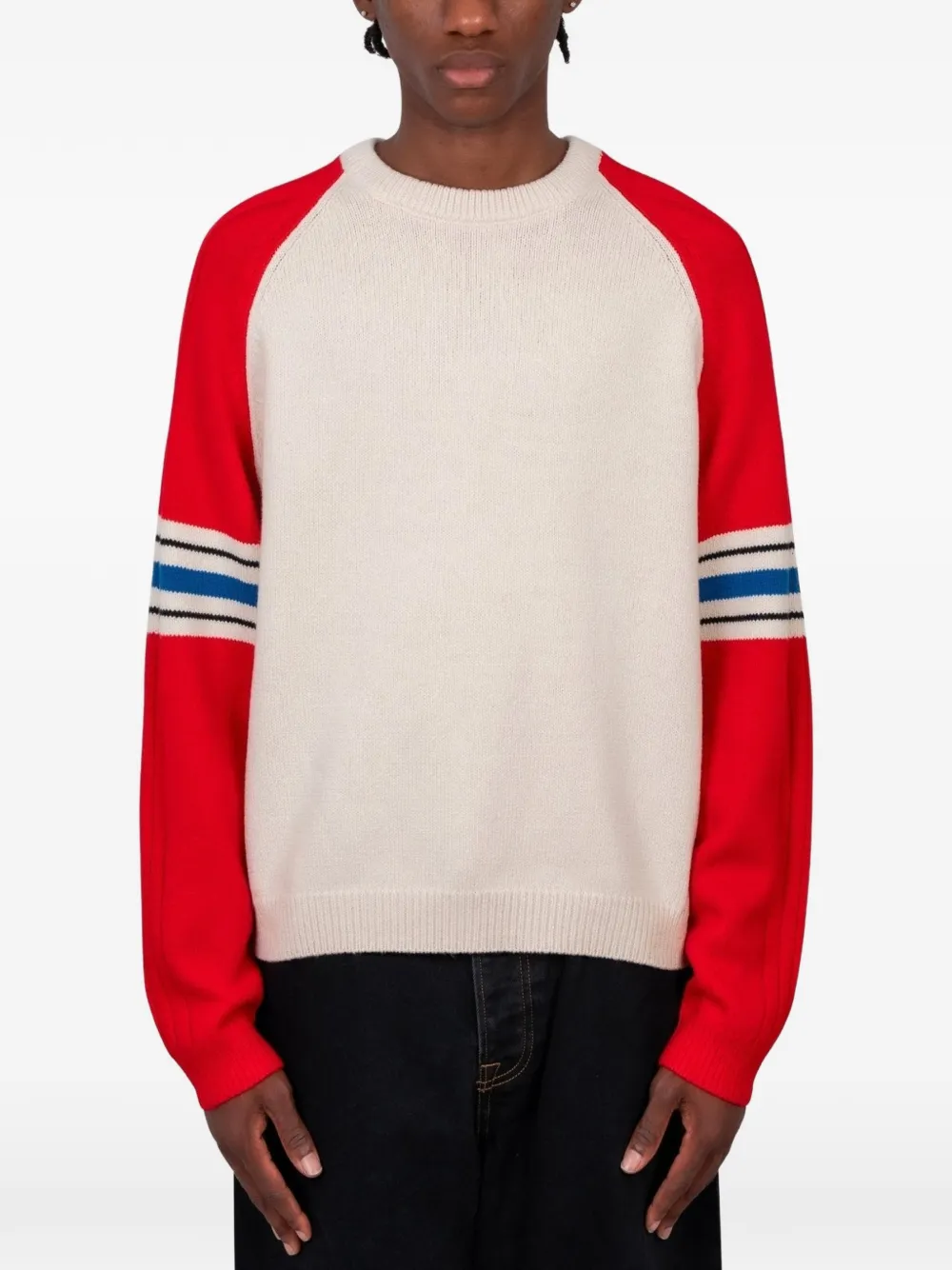 Stüssy Maglione con maniche raglan - Rosso