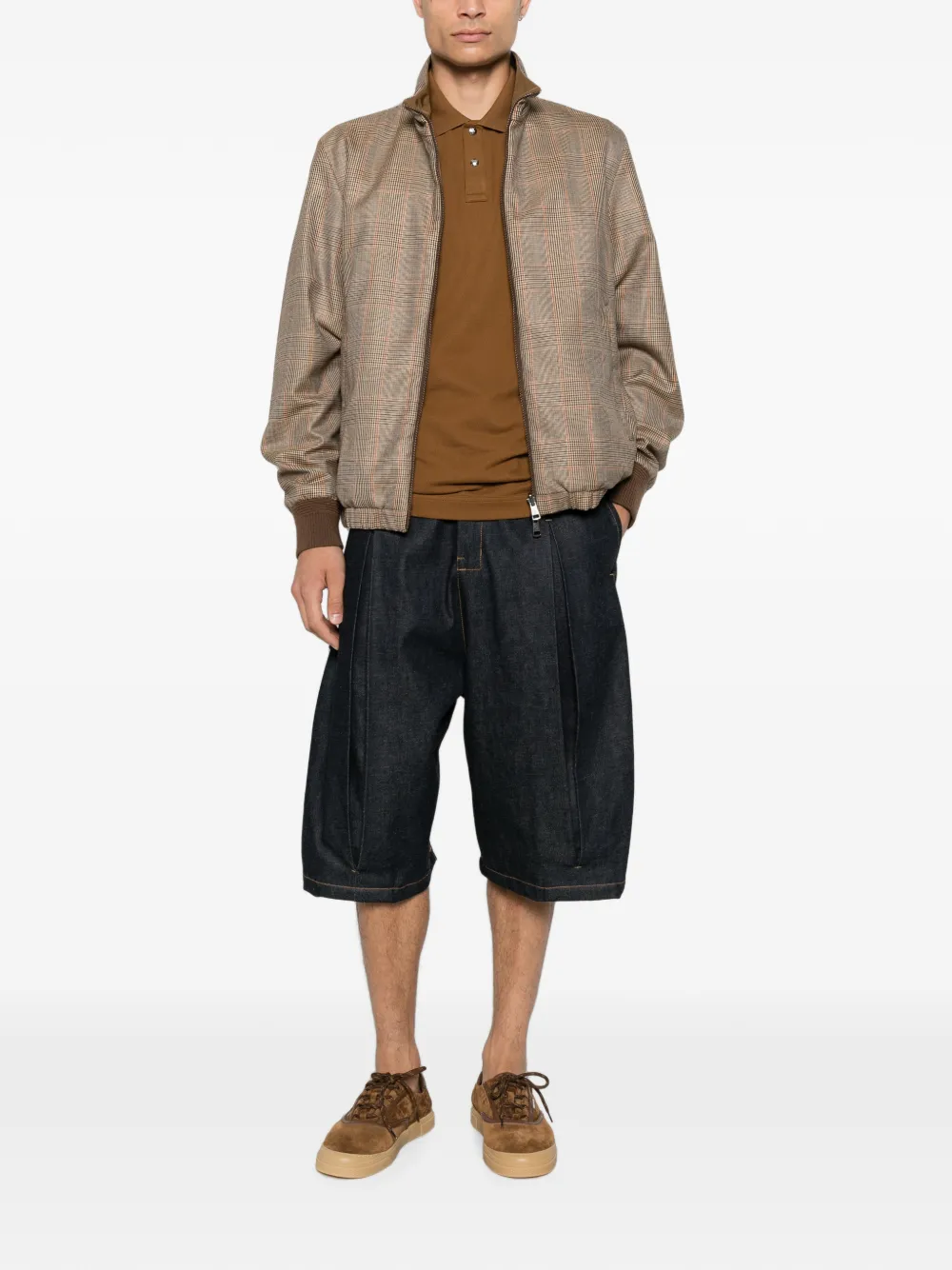 Moncler Frothive omkeerbaar wollen jack Bruin