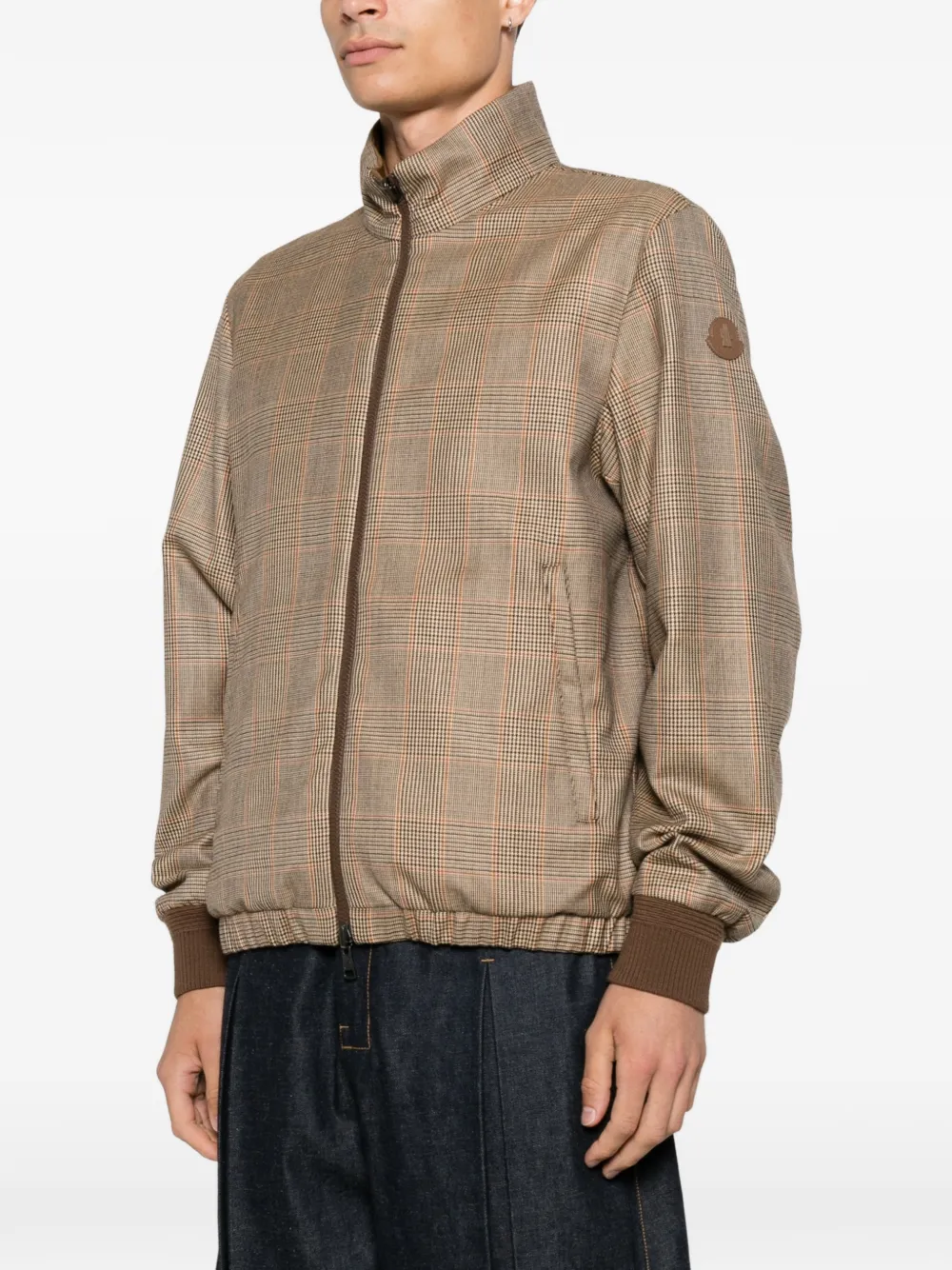 Moncler Frothive omkeerbaar wollen jack Bruin