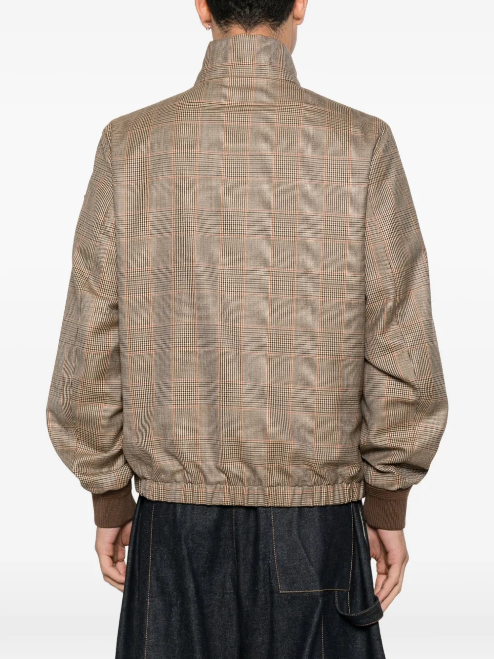 Moncler Frothive omkeerbaar wollen jack Bruin