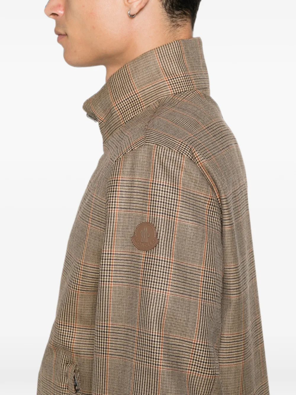 Moncler Frothive omkeerbaar wollen jack Bruin