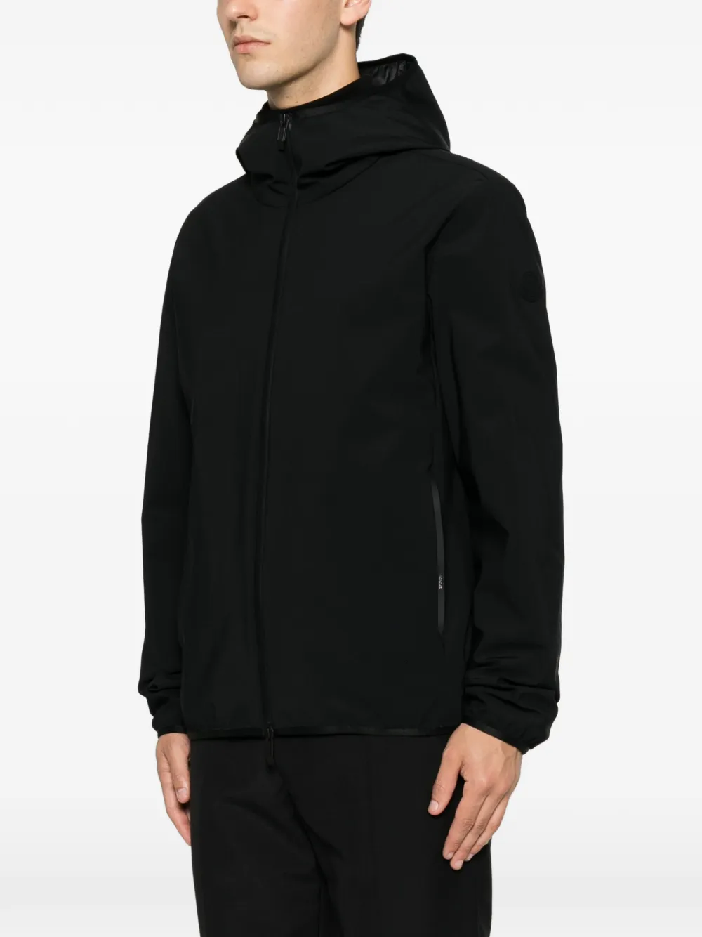 Moncler Ciampolin donsjack met capuchon Zwart