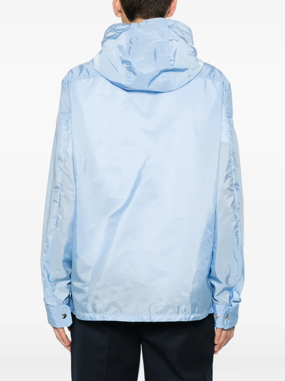 Moncler Duvainne jack met capuchon Blauw