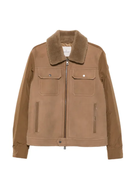 Moncler Zerique shearling-collar jacket