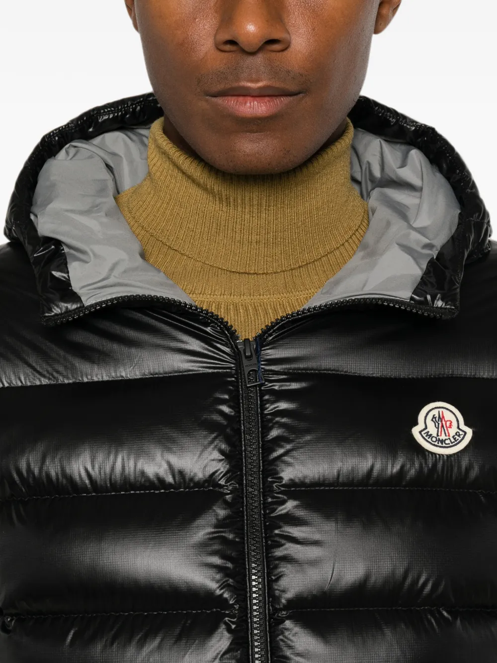 Moncler Forzo jack met capuchon Zwart
