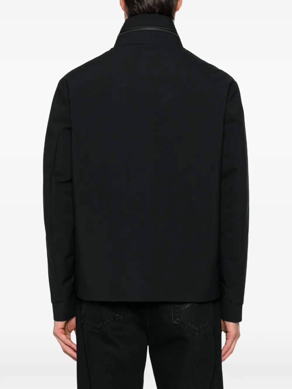 Moncler Gewatteerd jack met logopatch Zwart