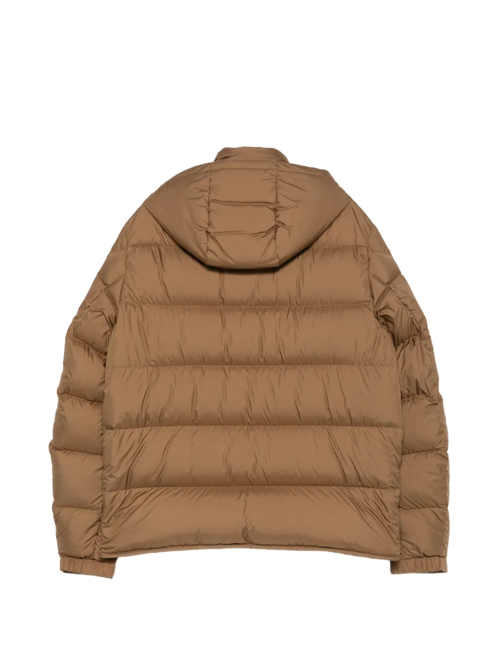 Moncler Tygid gewatteerd jack met capuchon Bruin