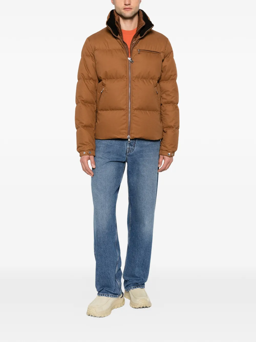 Moncler Isenviel gewatteerd jack Bruin