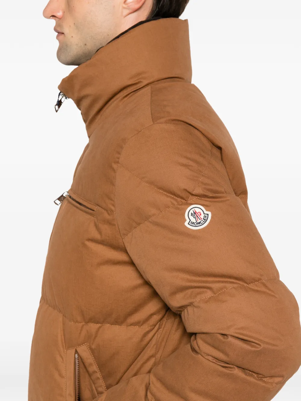 Moncler Isenviel gewatteerd jack Bruin