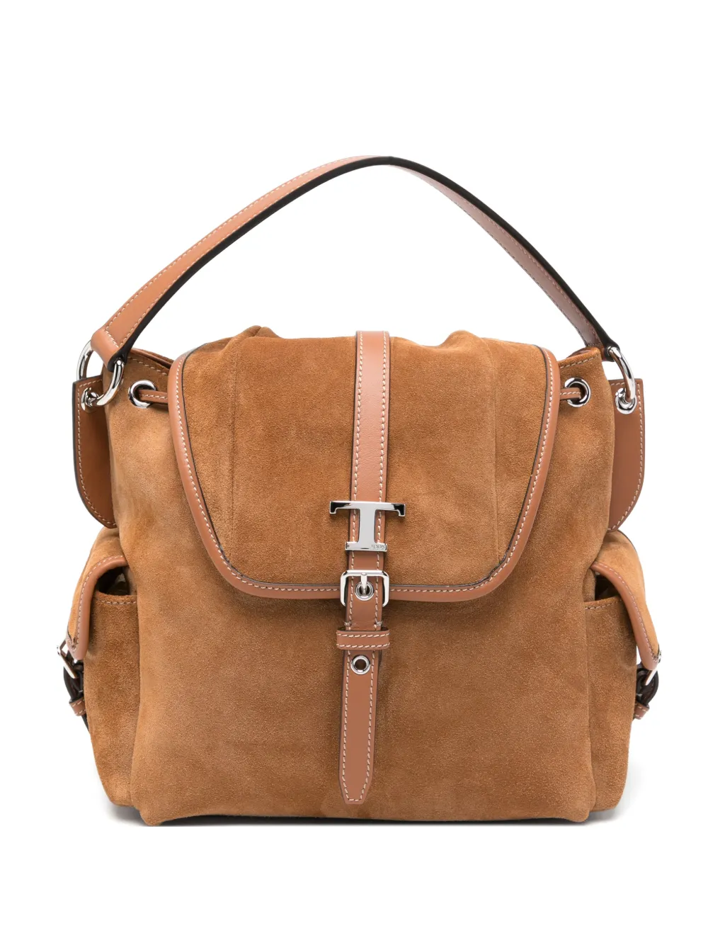 Tod's Tim Zaino T Timeless leather backpack - Braun