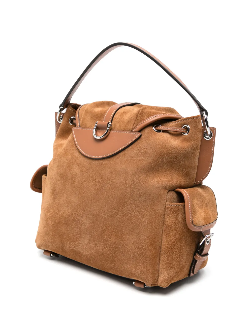Tod's Suède mini-rugzak Bruin