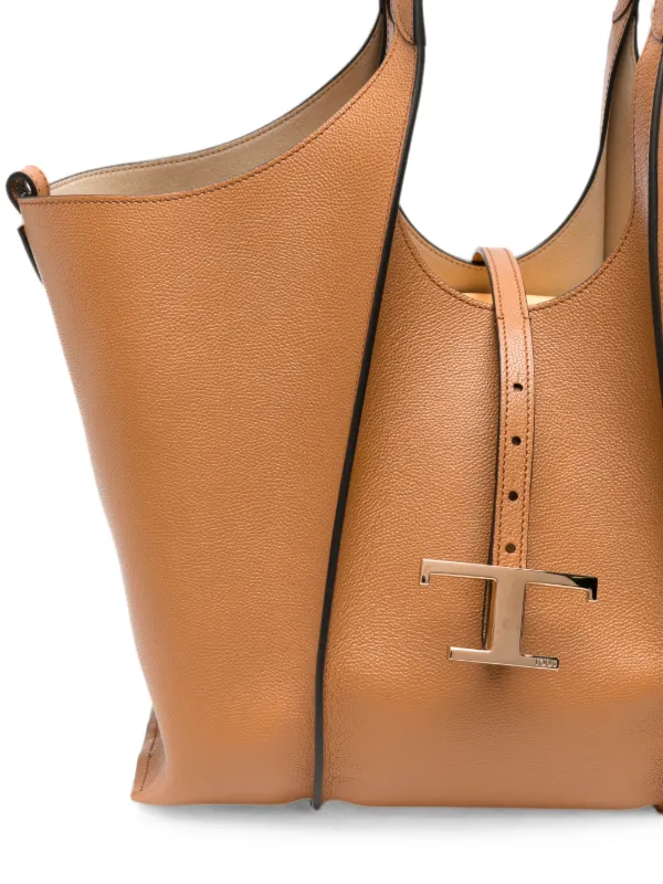 Tod's T タイムレス トートバッグ S | ブラウン | FARFETCH JP