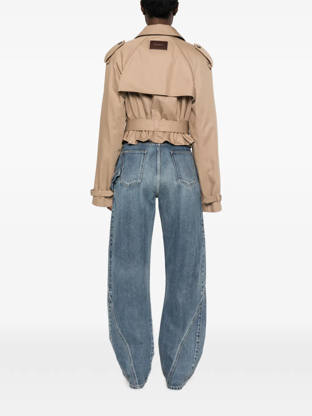 JW Anderson Jack met dubbele rij knopen Beige
