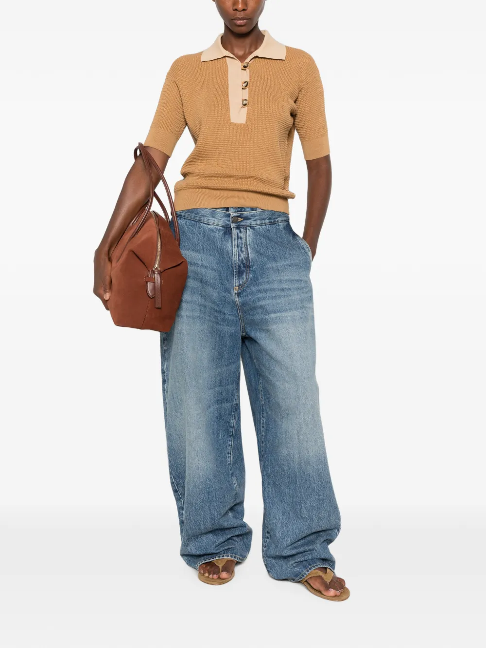 JW Anderson Gebreide polotop Beige