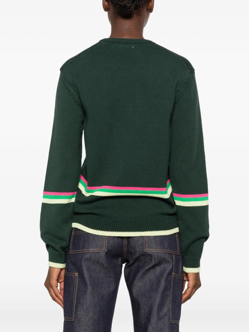 JW Anderson Trui met schaap-print Groen