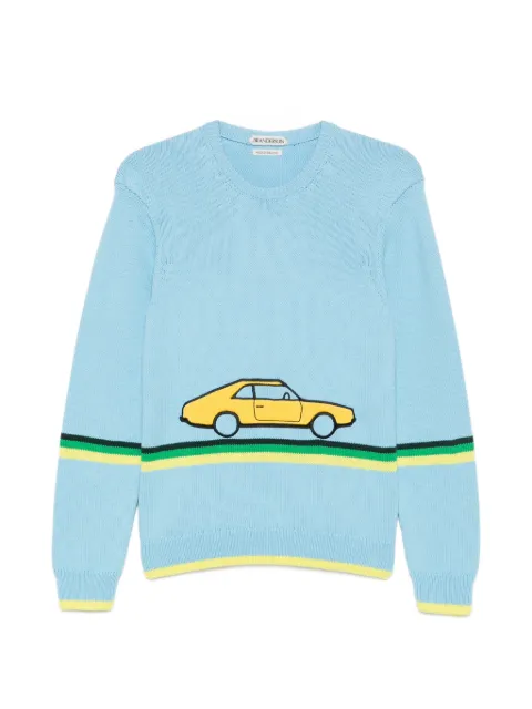 JW Anderson suéter para coche en azul cielo
