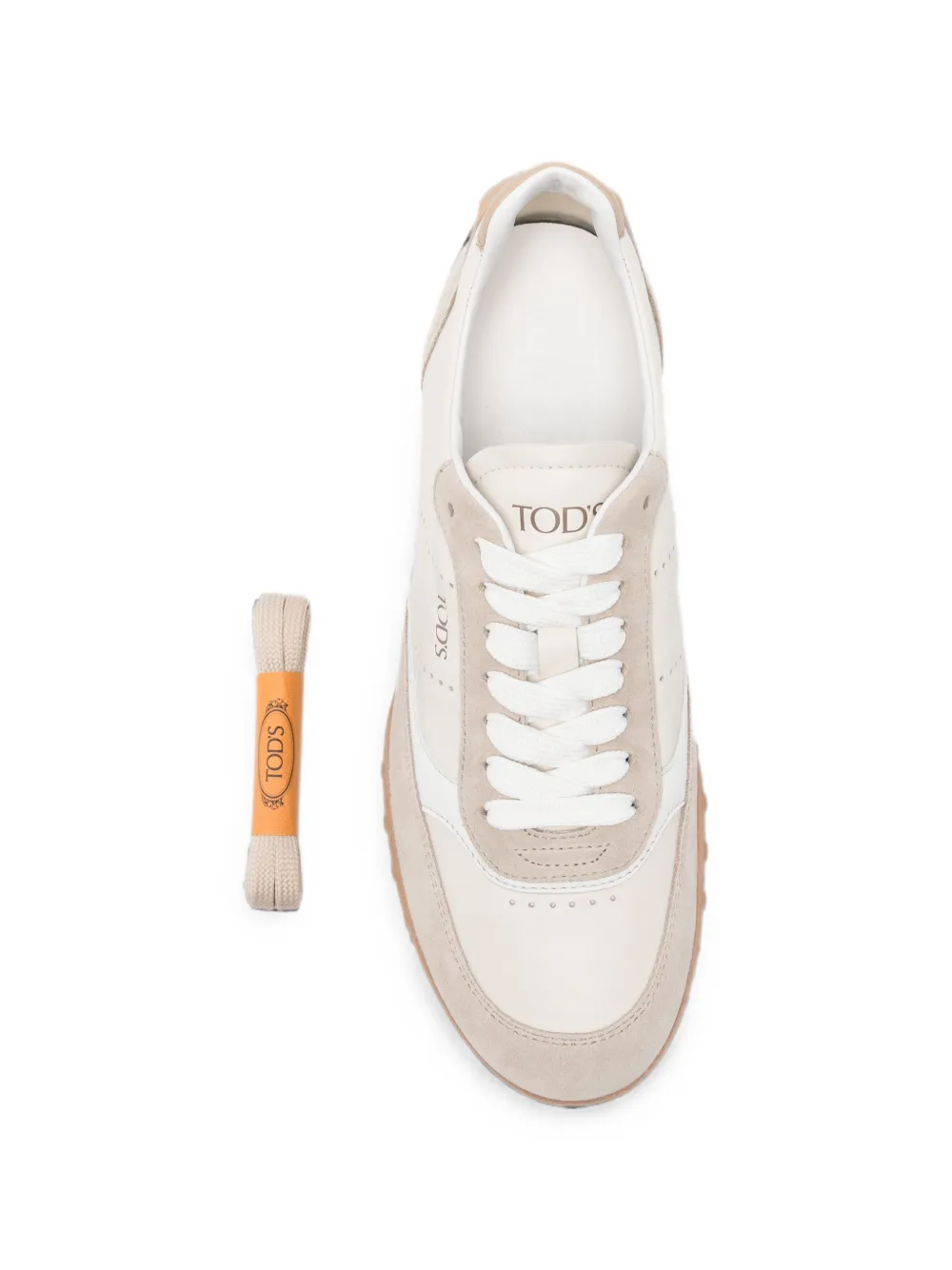 Tod's Sneakers met suède vlakken Wit