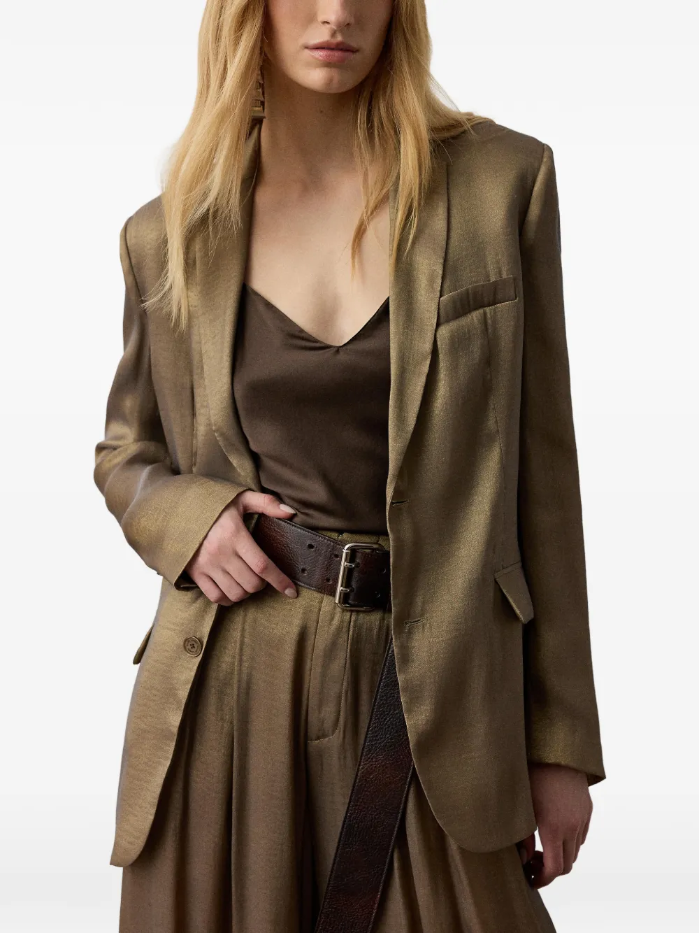 Ralph Lauren Collection Marcy blazer Goud