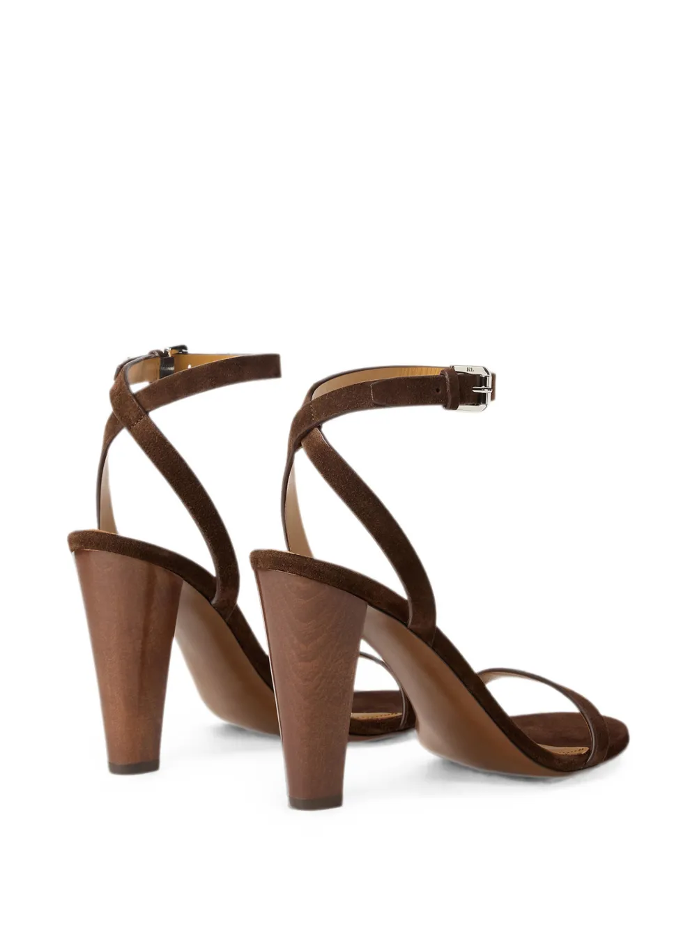 Ralph Lauren Collection Graison strappy suede sandals Bruin