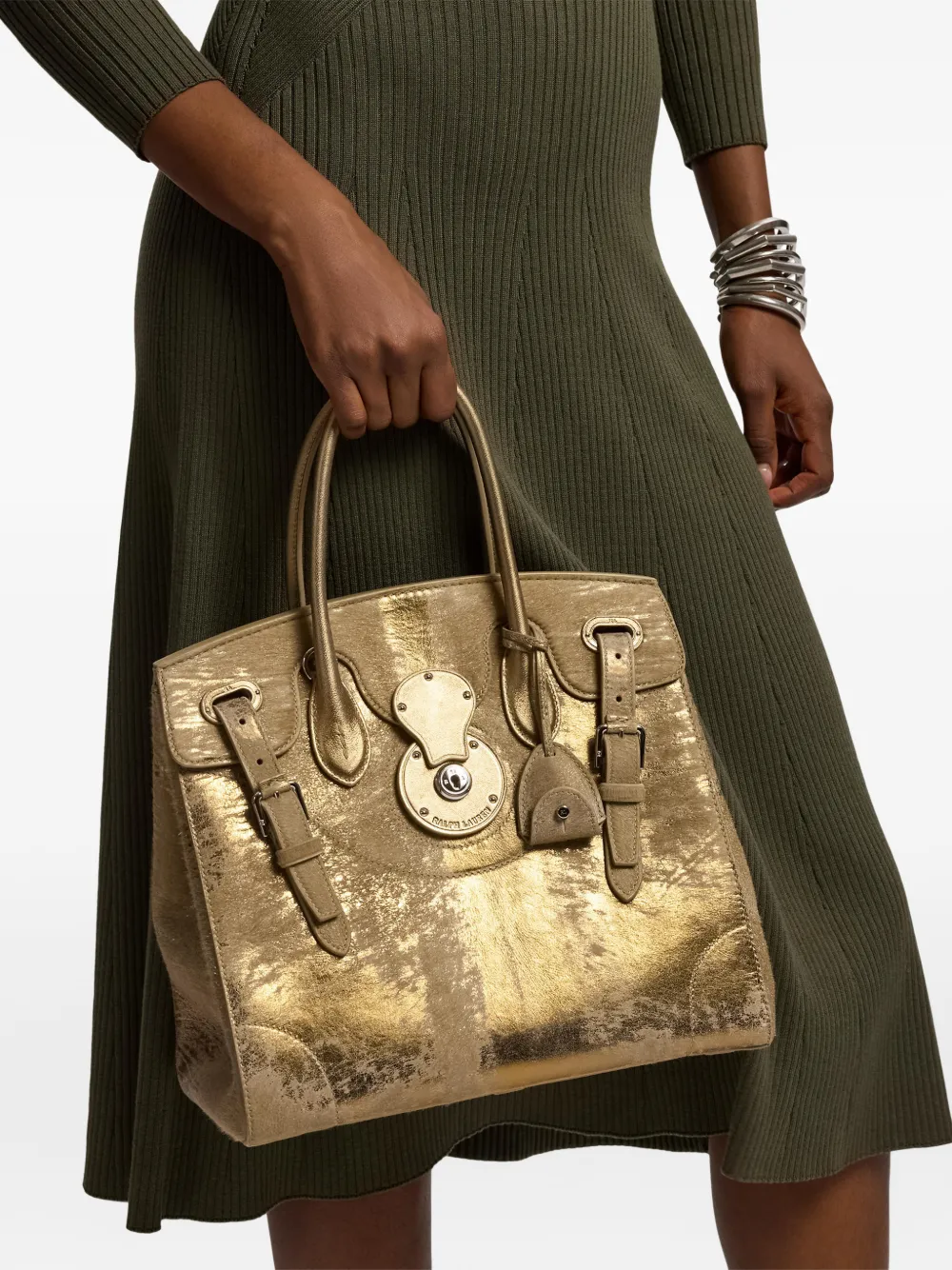 Ralph Lauren Collection 33 Extra-Soft Ricky shopper Goud
