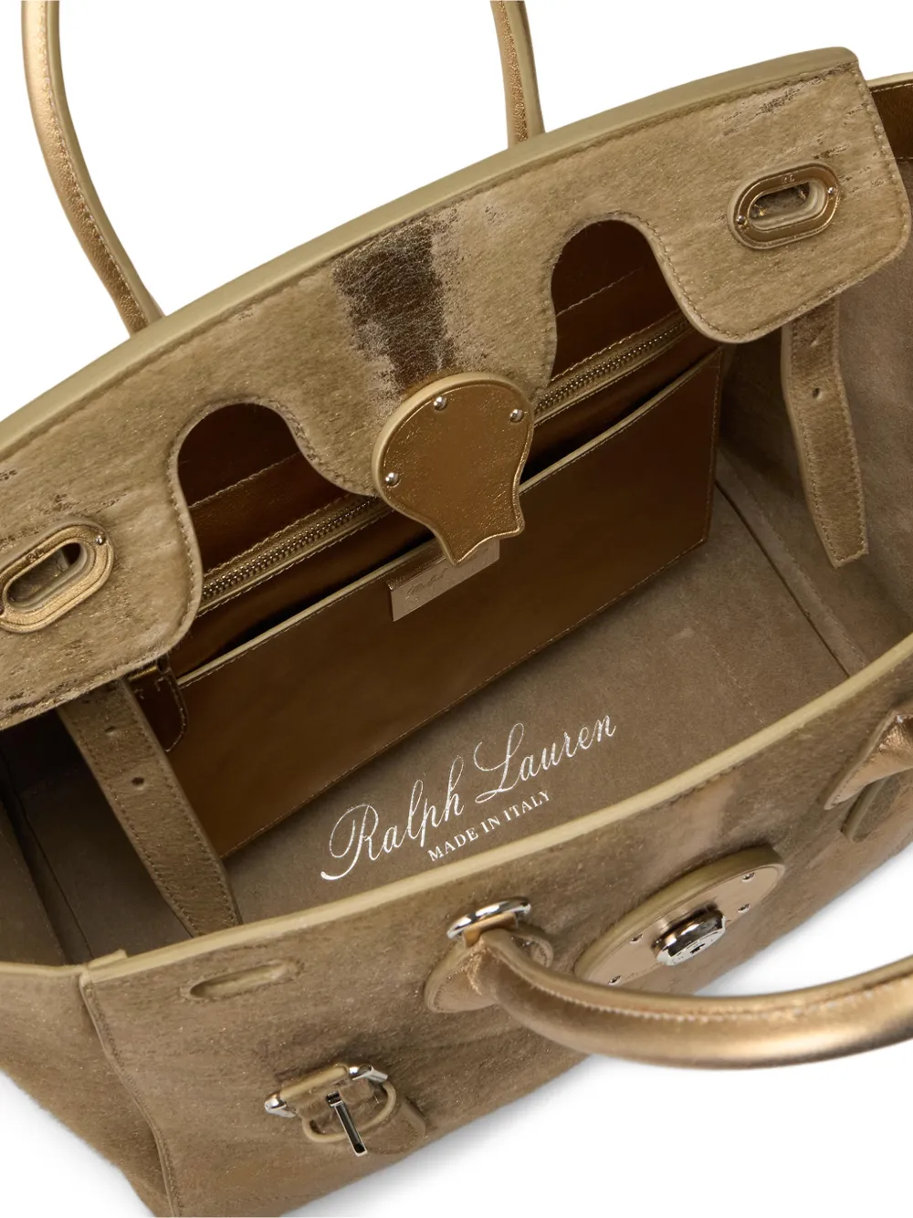 Ralph Lauren Collection 33 Extra-Soft Ricky shopper Goud