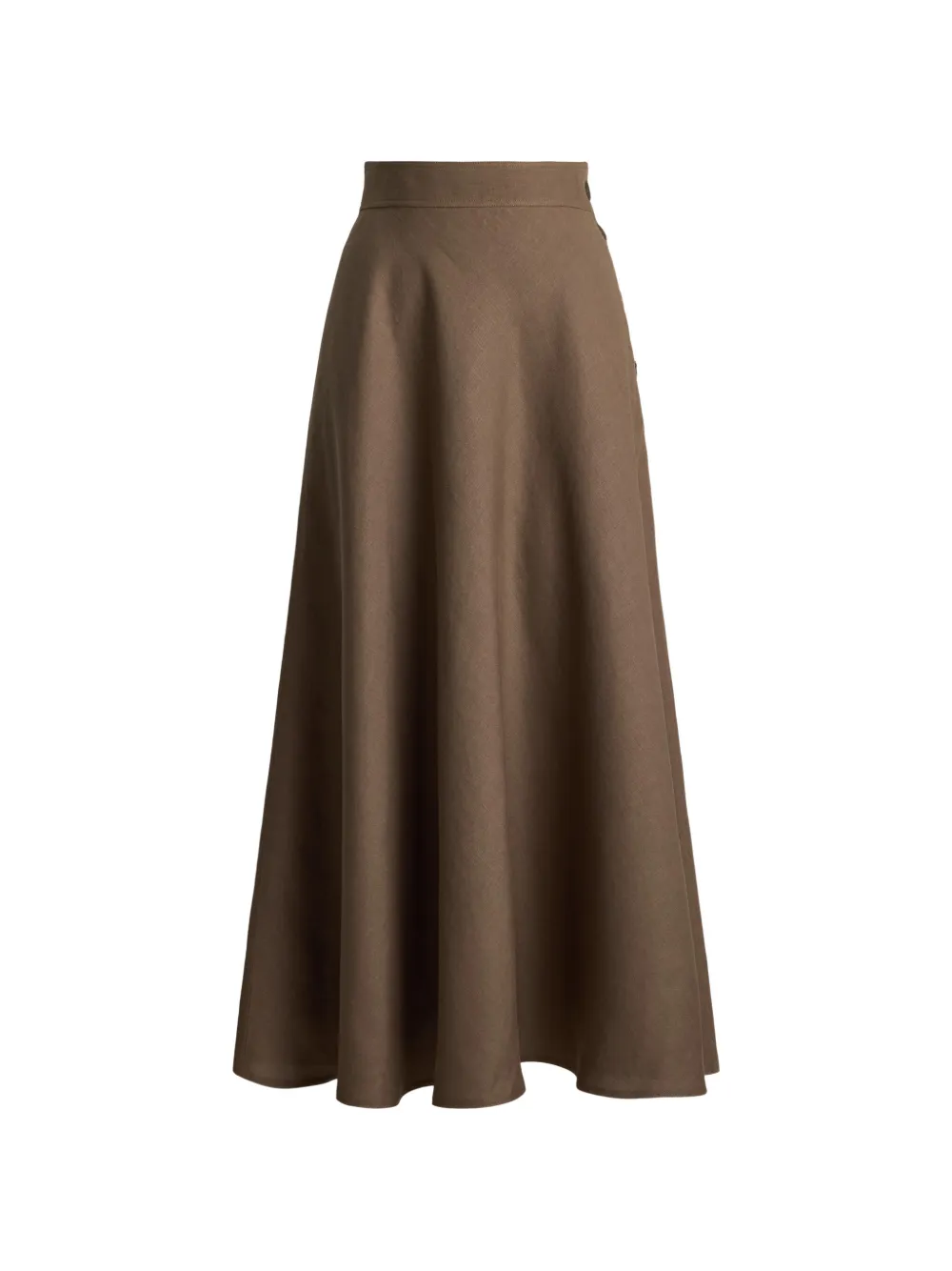 Ralph Lauren Collection Gonna midi Kenzie - Marrone