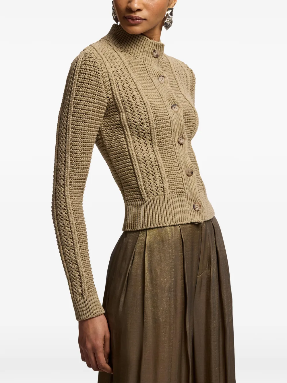 Ralph Lauren Collection Vest met col Bruin