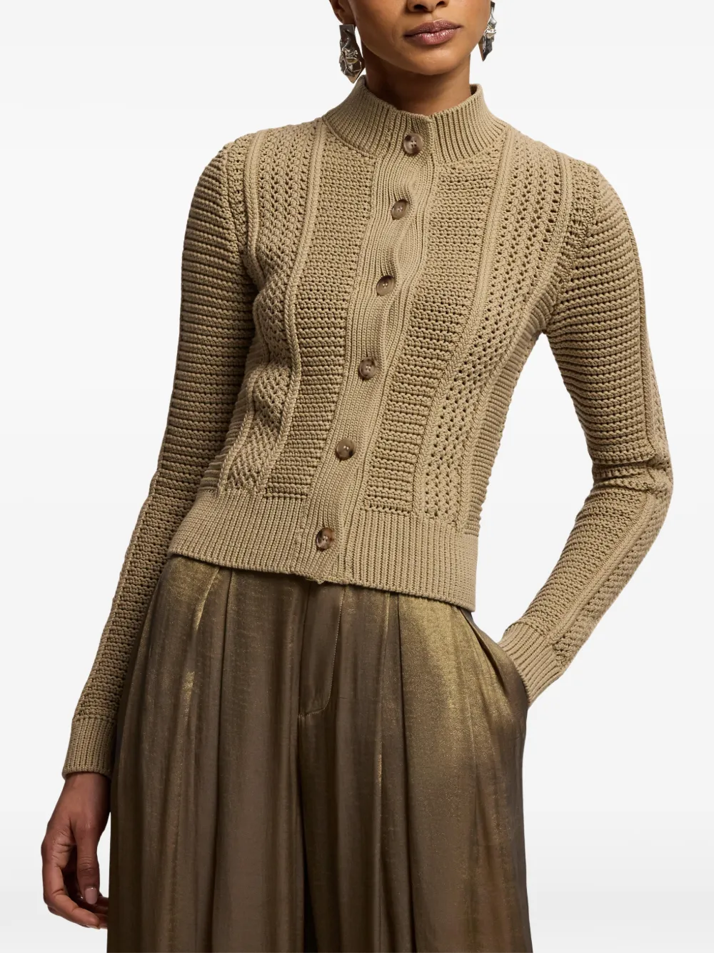 Ralph Lauren Collection Vest met col Bruin