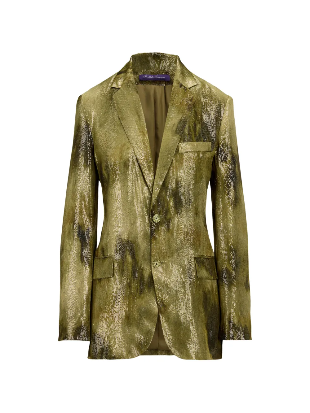 Ralph Lauren Collection Marcy Blazer aus Jacquard mit abstraktem Print - Grün